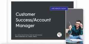 USA and CANADA tumbnail for Customer Success/Account Manager it looks like on a laptop or mobile view