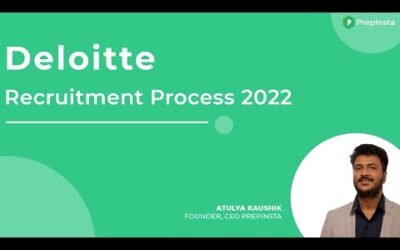 Deloitte Recruitment Process 2023