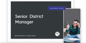 Senior District Manager Role Description