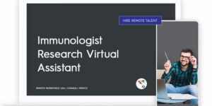 Immunologist Research Virtual Assistant Role Description