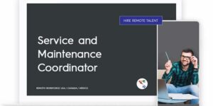 Service and Maintenance Coordinator Role Description