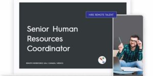 Senior Human Resources Coordinator Role Description