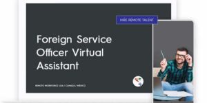 Foreign Service Officer Virtual Assistant Role Description