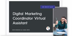 Digital Marketing Coordinator Virtual Assistant Role Description